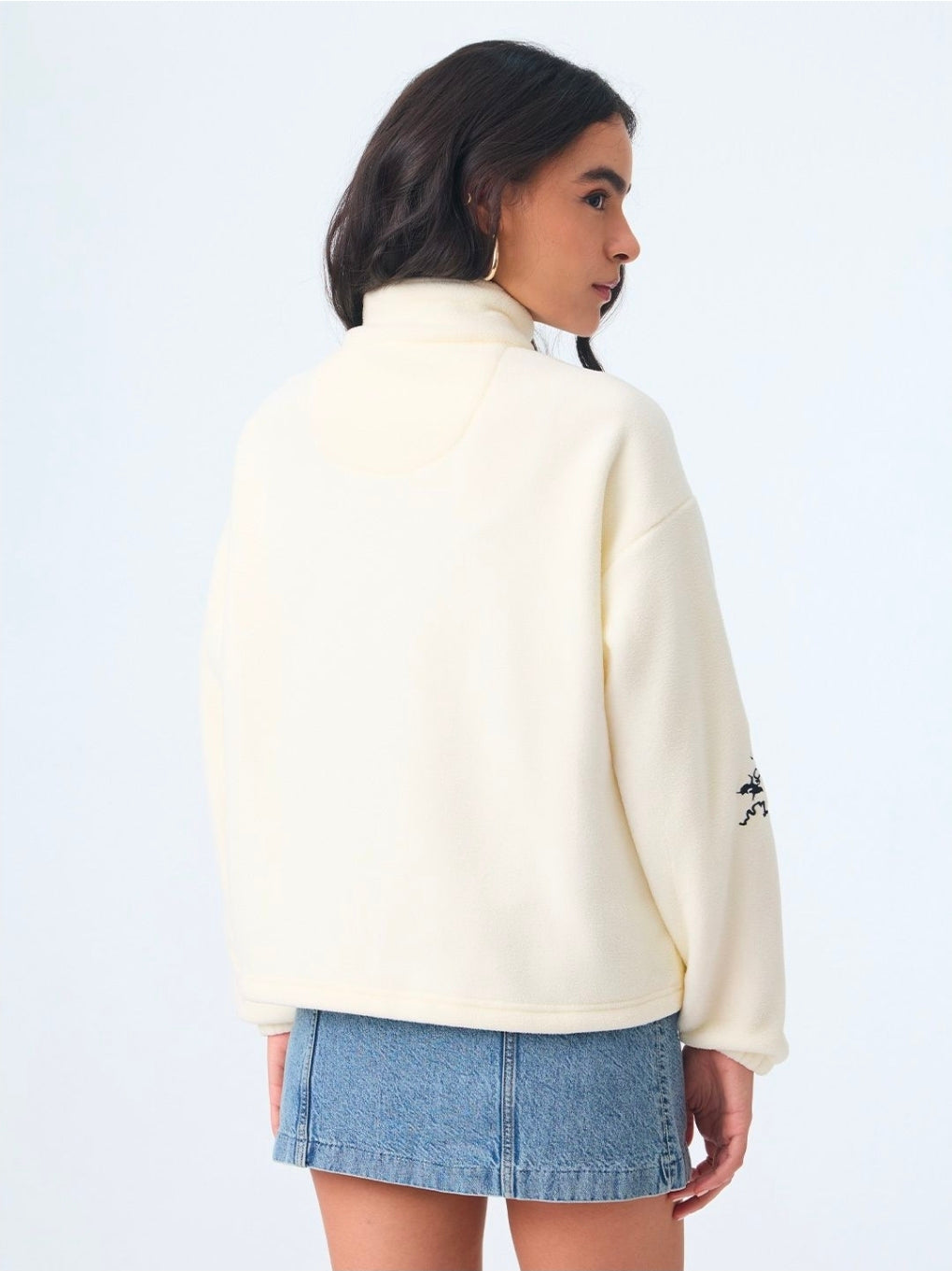 A oversize fit Jacket | Peanuts: Thrill Seeker Women Jackets | PREMIUM HEAVY POLAR FLEECE (The Souled Store)