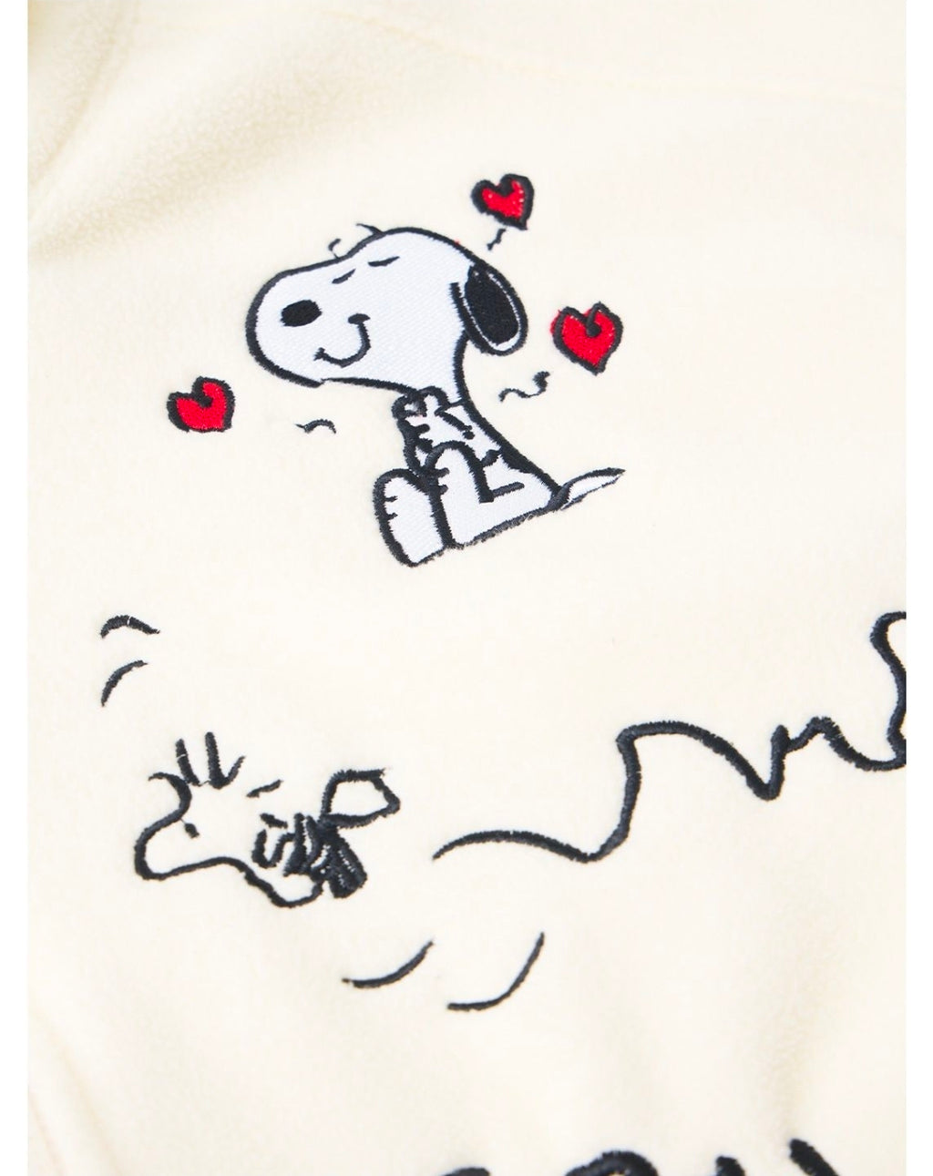 A oversize fit Jacket | Peanuts: Thrill Seeker Women Jackets | PREMIUM HEAVY POLAR FLEECE (The Souled Store)