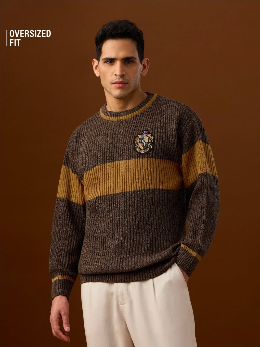 A OVERSIZED FIT Sweater | Harry Potter: Kind Spirit MENS SWEATER (The Souled Store)