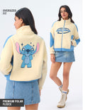 A oversize fit Jacket | Lilo & Stitch: Starry Dreams Women Jackets | POLAR FLEECE (The Souled Store)