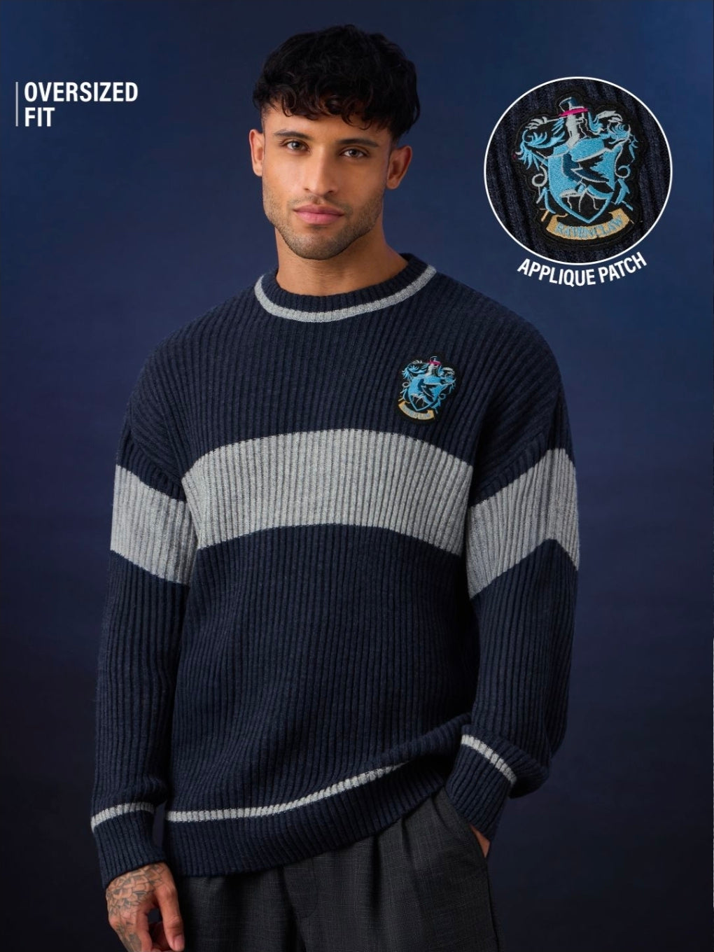 A OVERSIZED FIT Sweater | Harry Potter: Kind Spirit MENS SWEATER (The Souled Store)