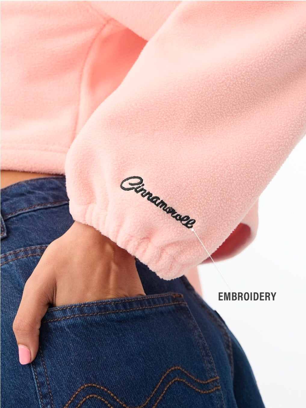 A Oversized Sweatshirts | Sanrio: Cinnamoroll Women  Sweatshirts | PREMIUM POLAR FLEECE (The Souled Store)