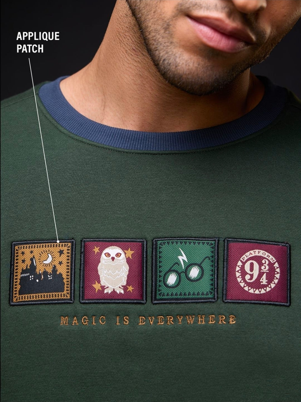 A OVERSIZED Sweatshirts | Harry Potter: Magic Is Everywhere MENS Sweatshirts | PREMIUM HEAVY FLEECE (The Souled Store)