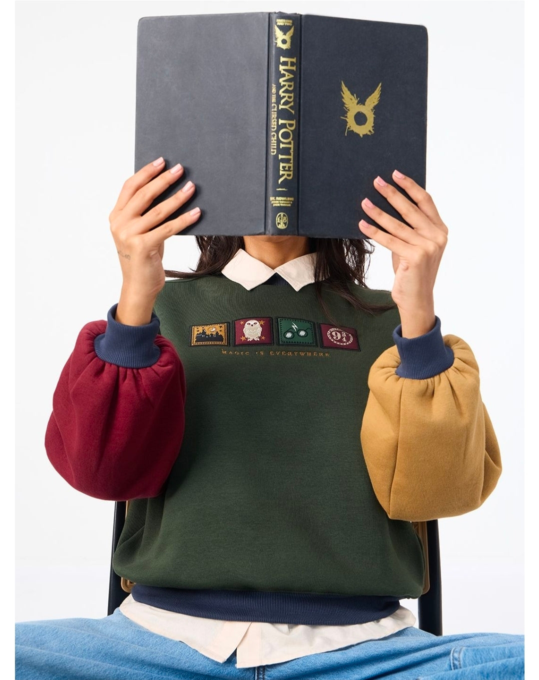 A Oversized Sweatshirts | Harry Potter: Magic Is Everywhere Women Sweatshirts | PREMIUM HEAVY FLEECE (The Souled Store)